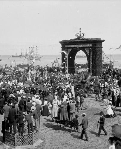 Arco triunfal, Visita Régia - Vicentes - 1901