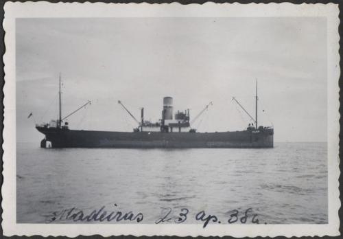 Aurulaeva "Hildur" Madeira reidil - desc. - 1938 