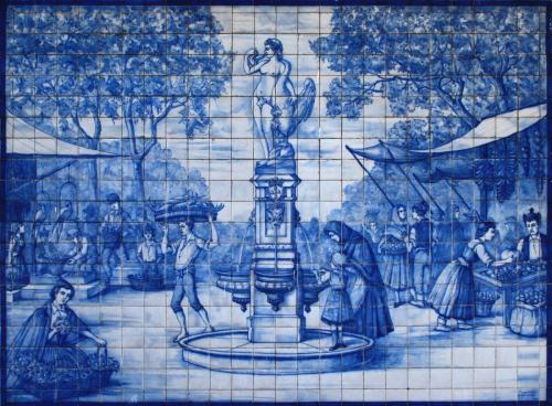 Azulejo Mercado Municipal Funchal - H. Zell - século XX