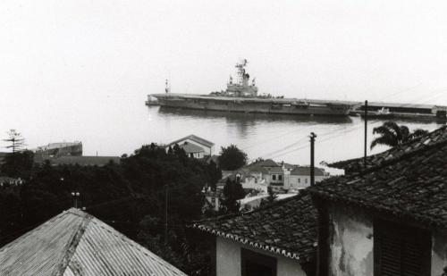 Vliegkampschip Hr. Ms. Karel Doorman - desc. - c. 1950